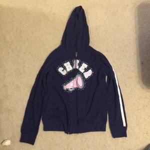 Children’s cheer zip-up hoodie